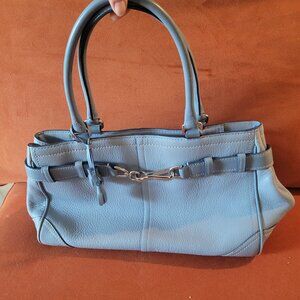 Vintage Coach Purse - Light Blue